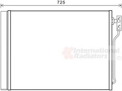 Конденсатор, кондиционер VAN WEZEL