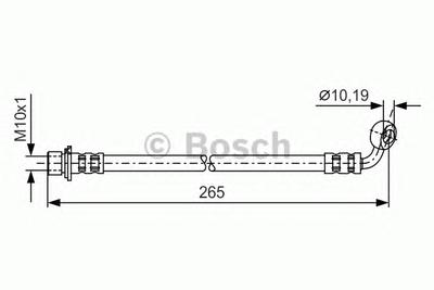 Тормозной шланг BOSCH 1987481128