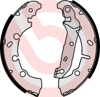 Комплект тормозных колодок BREMBO