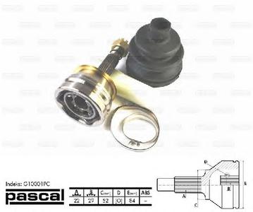 ШРУС PASCAL G10001PC