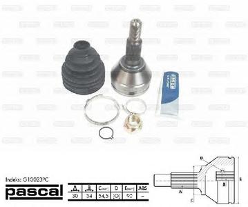 ШРУС PASCAL G10023PC