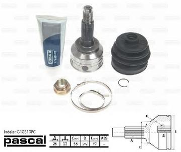 ШРУС PASCAL G10319PC
