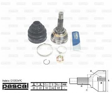 ШРУС PASCAL G10534PC