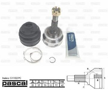 ШРУС PASCAL G11023PC