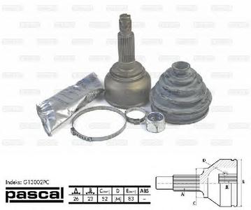 ШРУС PASCAL G13002PC