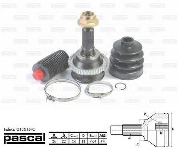 ШРУС PASCAL G13016PC