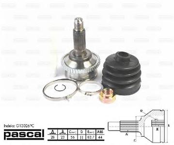 ШРУС PASCAL G13026PC