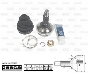 ШРУС PASCAL G13031PC