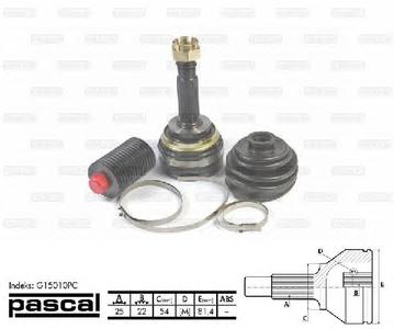ШРУС PASCAL G15010PC