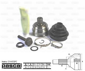 ШРУС PASCAL G1A002PC