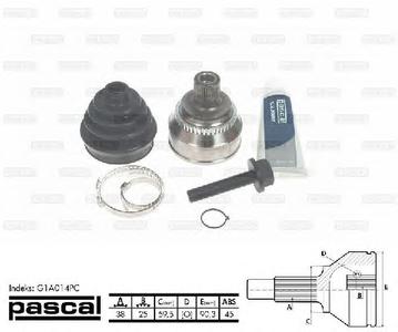 ШРУС PASCAL G1A014PC