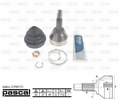 Шарнир, приводной вал PASCAL