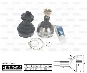 ШРУС PASCAL G1F020PC