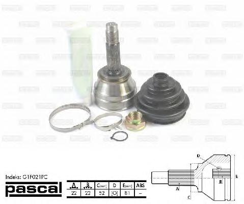 Шарнир, приводной вал PASCAL