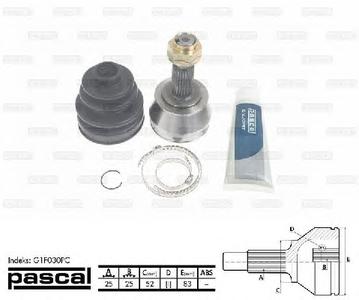 ШРУС PASCAL G1F030PC