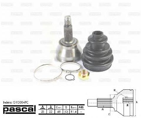 Шарнир, приводной вал PASCAL