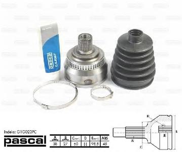 ШРУС PASCAL G1G020PC