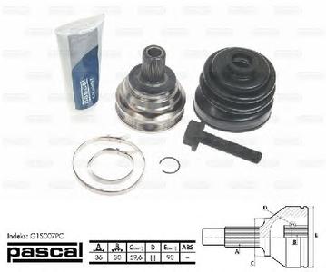 ШРУС PASCAL G1S007PC