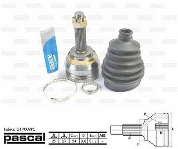 ШРУС PASCAL G1V009PC