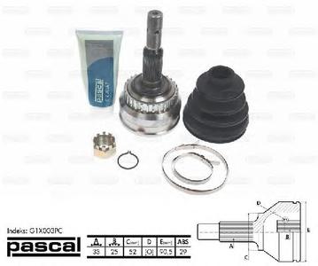 ШРУС PASCAL G1X003PC