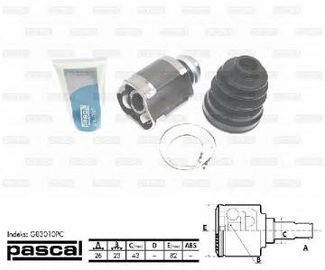 ШРУС PASCAL G83010PC