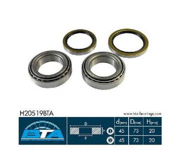 Комплект подшипника ступицы колеса BTA H20519BTA