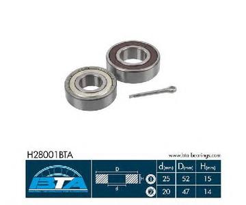 Подшипник ступицы BTA H28001BTA