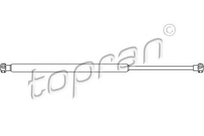 Газовая пружина, крышка багажник TOPRAN 501817