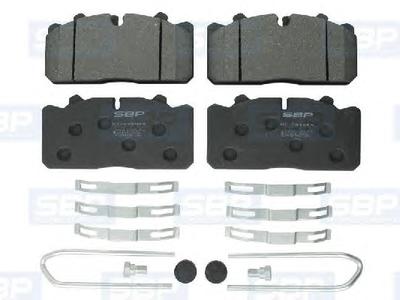 Комплект тормозных колодок, дисковый тормоз SBP 07-P29088