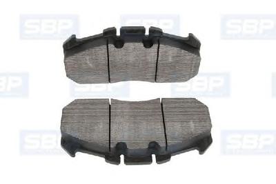 Комплект тормозных колодок, дисковый тормоз SBP 07-P29131