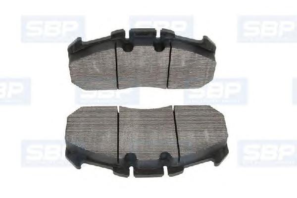 Комплект тормозных колодок, дисковый тормоз SBP