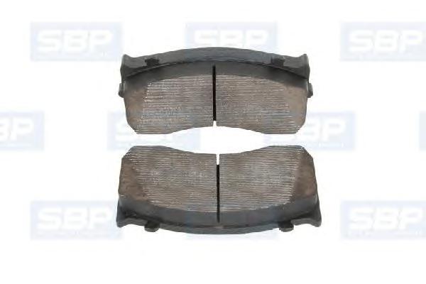 Комплект тормозных колодок, дисковый тормоз SBP