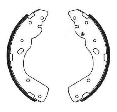 Комплект тормозных колодок FERODO