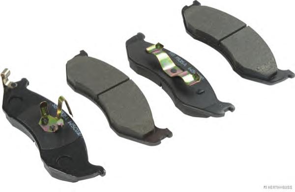 Комплект тормозных колодок, дисковый тормоз HERTH+BUSS JAKOPARTS