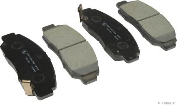 Комплект тормозных колодок, дисковый тормоз HERTH+BUSS JAKOPARTS
