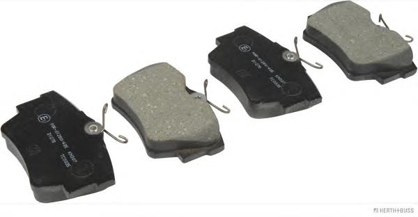 Комплект тормозных колодок, дисковый тормоз HERTH+BUSS JAKOPARTS