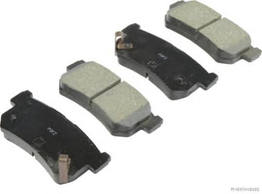Комплект тормозных колодок, дисковый тормоз HERTH+BUSS JAKOPARTS