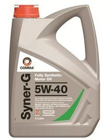 Олива для двигуна COMMA Syner-G 5W-40 4л