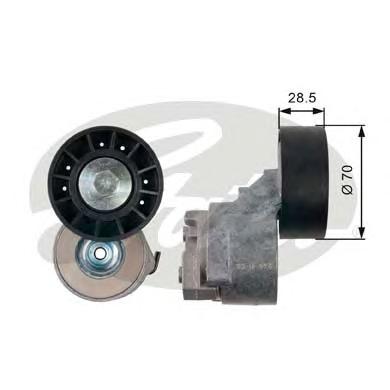 Натяжной ролик, поликлиновой  ремень GATES