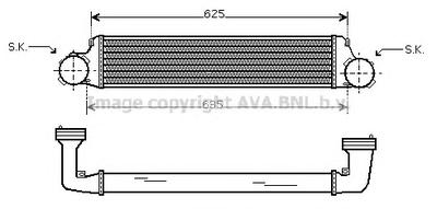 Интеркулер AVA QUALITY COOLING BW4280