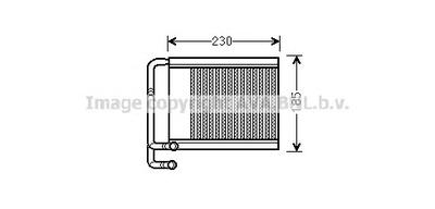 Теплообменник, отопление салона AVA QUALITY COOLING HY6313