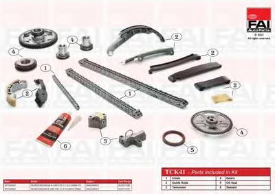 Комплект цели привода распредвала FAI AutoParts TCK41