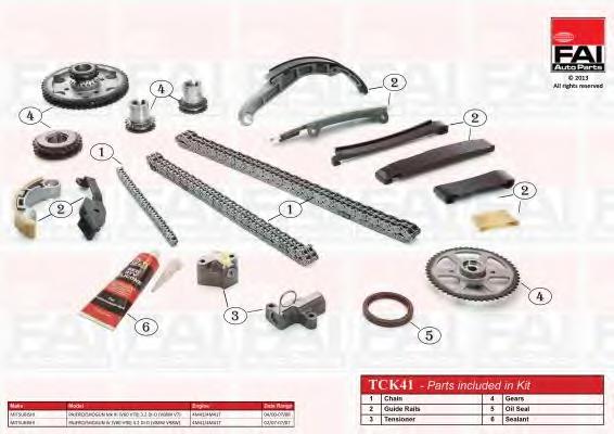 Комплект цели привода распредвала FAI AutoParts