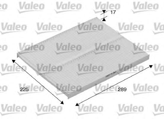 Фильтр, воздух во внутренном пространстве VALEO