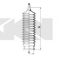 Пыльник, рулевое управление SPIDAN 83888