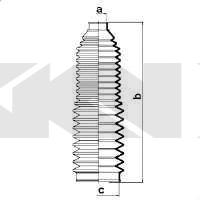 Пыльник, рулевое управление SPIDAN