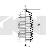 Пыльник, рулевое управление SPIDAN 83817
