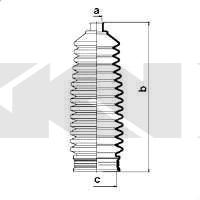 Пыльник, рулевое управление SPIDAN