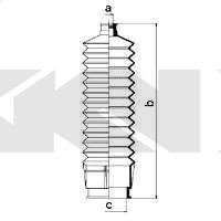 Пыльник, рулевое управление SPIDAN 83590