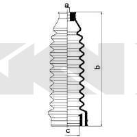 Пыльник, рулевое управление SPIDAN 83653